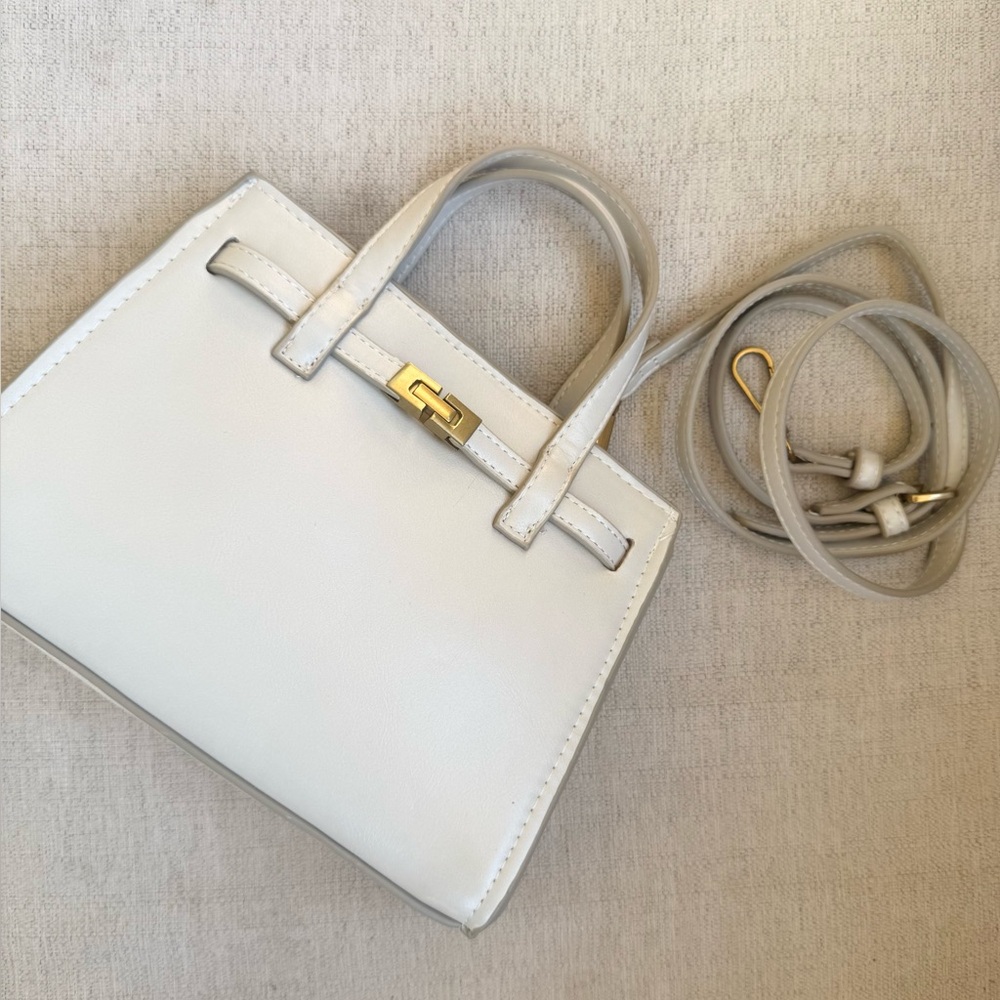 Mango Cream Satchel Bag